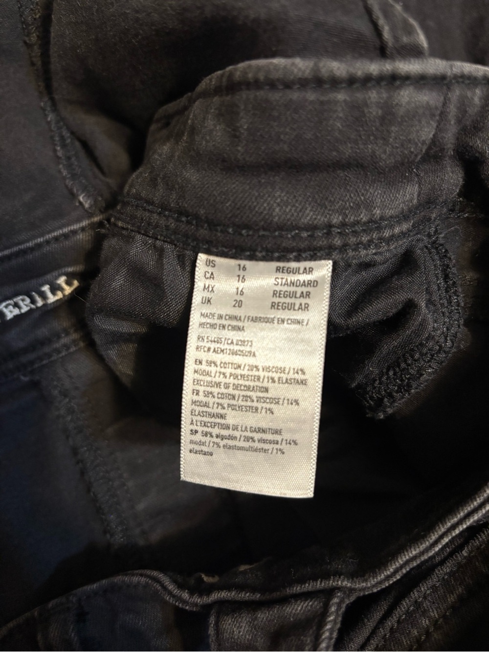 American Eagle Outfitters Black Stretch Overalls - Picture 5 of 6